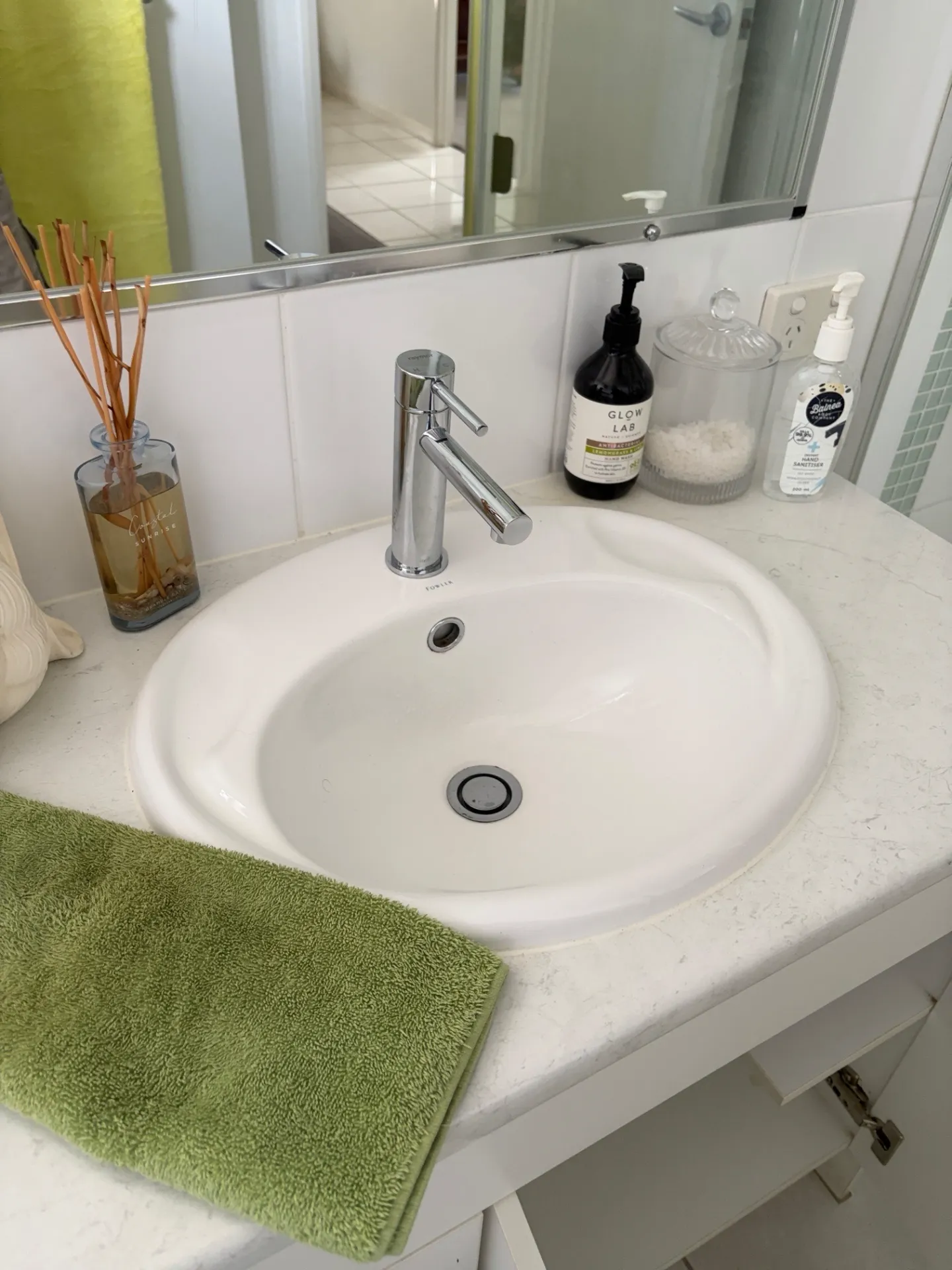 Water tap installation after the work